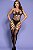 BODYSTOCKING MACACÃO ARRASTÃO COM STRASS PRETO Y2148 - Imagem 9