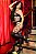 BODYSTOCKING MACACÃO ARRASTÃO COM STRASS PRETO Y2148 - Imagem 6