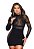 VESTIDO LUXO COM MANGAS E DETALHES EM STRASS Y2155 - Imagem 3