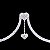 BODY CHAIN DETALHE EM CORAÇÃO REF:112 - Imagem 7