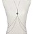 BODY CHAIN STRASS COM PEDRA VERDE REF:127 - Imagem 5