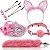 KIT RAPOSA COM MASCARA ROSA SI - Imagem 1