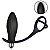 ANEL PENIANO COM PLUG ANAL EM PARA PRÓSTATA COM VIBRO SI - Imagem 1