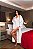 ROBE LONGO LUXO EM CETIM SOFITICADO OFF WHITE - Imagem 8