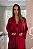 ROBE LONGO LUXO EM CETIM SOFITICADO VERMELHO - Imagem 3