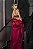 ROBE LONGO LUXO EM CETIM SOFITICADO VERMELHO - Imagem 2