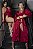 ROBE LONGO LUXO EM CETIM SOFITICADO VERMELHO - Imagem 5