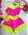 BABY DOLL LUXO ENCANTO + CALCINHA "ROSA NOEN COM AMARELO NEON" - Imagem 1