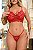 CONJUNTO PERSONALIZAVEL FIO DUPLO EM TULE COM CORAÇÃO VERMELHO - Imagem 1