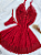 CAMISOLA RENDA FLORAL + FIO PERSONALIZAVEL VERMELHO - Imagem 1