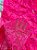 ROBE EM TULE POA CORAÇÃO COM RENDA ROSA NEON - Imagem 2