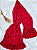 ROBE EM RENDA FLORAL CATIUSCIA VERMELHO - Imagem 1