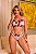 CONJUNTO PERSONALIZAVEL EM TULE FLORAL E RENDA BRANCO - Imagem 1