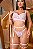 CONJUNTO PERSONALIZAVEL EM TULE CHINES BRANCO - Imagem 2