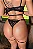 CONJUNTO PERSONALIZAVEL FIO BORBOLETA EM TULE DE BEIJO PRETO - Imagem 2