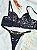 CONJUNTO PERSONALIZAVEL FIO BORBOLETA EM TULE DE BEIJO PRETO - Imagem 3