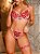 CONJUNTO PERSONALIZAVEL PLUMA DE AMOR ROSA COM VERMELHO - Imagem 3