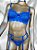 CONJUNTO PERSONALIZAVEL EM RENDA AZUL INTENSO - Imagem 5