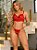 CONJUNTO PERSONALIZAVEL CROPPED TULE BORDADO PETALA VERMELHO ILUSION - Imagem 4