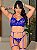 CONJUNTO PERSONALIZAVEL FIO BORBOLETA EM TULE COM PETALA AZUL BIC - Imagem 3