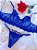 CONJUNTO PERSONALIZAVEL FIO BORBOLETA EM TULE COM PETALA AZUL BIC - Imagem 3