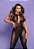 BODYSTOCKING MACACÃO PRETO COM STRASS Y2156 - Imagem 1