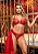 KIT CONJUNTO SUTIÃ E CALCINHA + ROBE Y7146 VERMELHO - Imagem 3