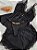 BABY DOLL LORENA COM CALCINHA PERSONALIZAVEL PRETO - Imagem 1