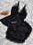 BABY DOLL LORENA COM CALCINHA PERSONALIZAVEL PRETO - Imagem 2