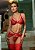 CONJUNTO LUXO SEM BOJO LAISE EM RENDÃO TRANSPARENTE VERMELHO - Imagem 8