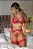 CONJUNTO LUXO SEM BOJO LAISE EM RENDÃO TRANSPARENTE VERMELHO - Imagem 10