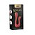VIBRADOR FLEXÍVEL COM PONTA DUPLA DOUBLE PASSION VERMELHO INTT LUXURY - Imagem 4
