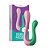VIBRADOR DOUBLE PASSION ROSA E VERDE INTT COLLORS - Imagem 1