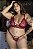 CONJUNTO LUXO COM CALCINHA COM ABERTURA E ESCRITA "ME CHUPA" DELUXE PLUS SIZE - Imagem 1