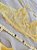 CONJUNTO PERSONALIZAVEL DAYANE EM TULE FLORAL AMARELO - Imagem 6