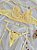 CONJUNTO PERSONALIZAVEL DAYANE EM TULE FLORAL AMARELO - Imagem 1