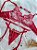 CONJUNTO PERSONALIZAVEL DAYANE EM TULE FLORAL VERMELHO - Imagem 3