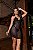 CAMISOLA TULE COM CORAÇÃO E RENDA + FIO PERSONALIZAVEL PRETO - Imagem 1