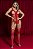 BODYSTOCKING MACACÃO ARRASTÃO VERMELHO Y2179 - Imagem 4