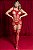 BODYSTOCKING MACACÃO ARRASTÃO VERMELHO Y2182 - Imagem 1