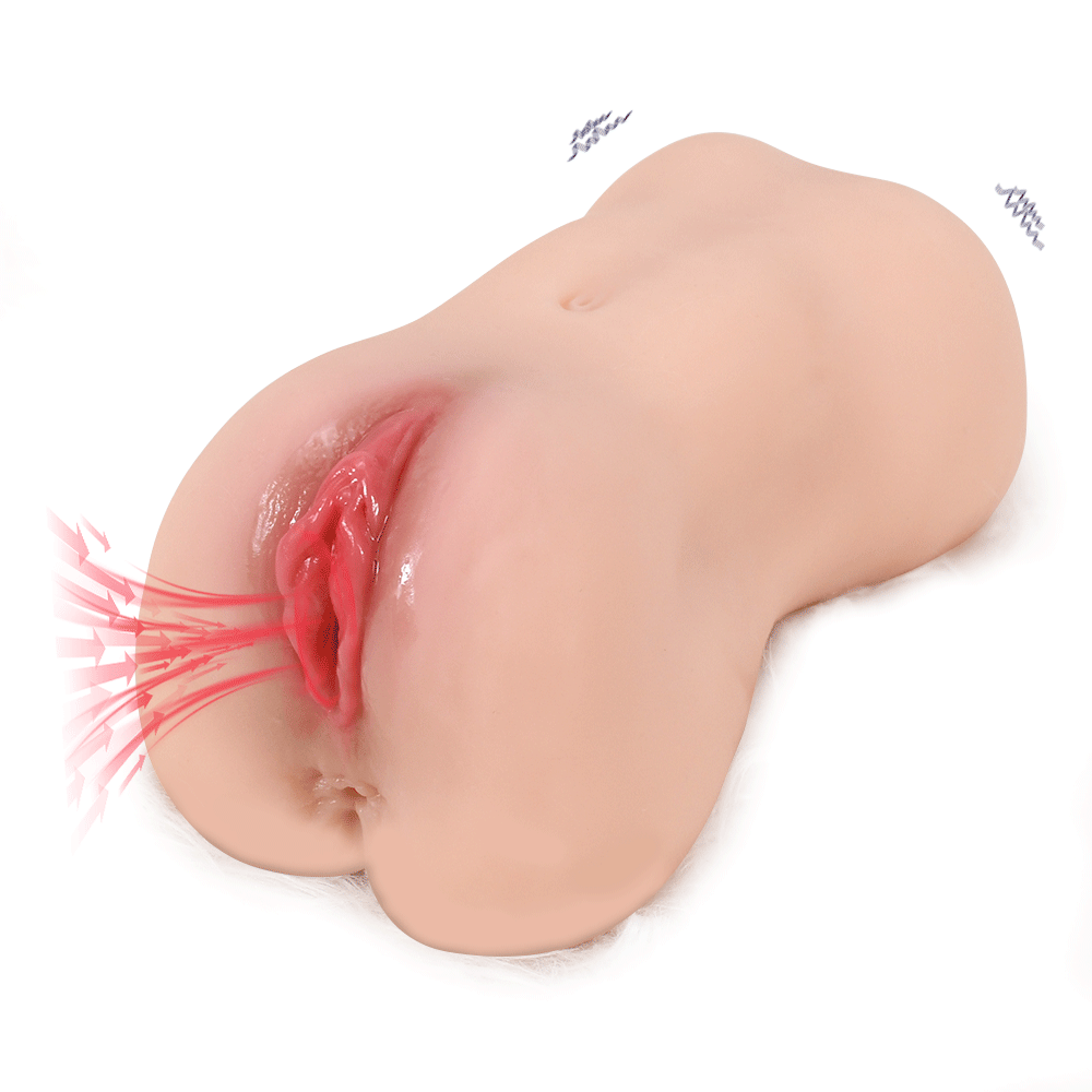 MASTURBADOR MASCULINO VAGINA COM VIBRAÇÃO E PULSAÇÃO E SOM - Imagem 1
