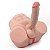 MASTURBADOR HEMAFRODITA MEIO CORPO COM VAGINA ÂNUS E PÊNIS COM VIBRO - Imagem 1