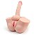 MASTURBADOR HEMAFRODITA MEIO CORPO COM VAGINA ÂNUS E PÊNIS COM VIBRO - Imagem 4