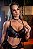CONJUNTO LUXO SEM BOJO EM RENDA COM CINTA LIGA SAINHA PRETO - Imagem 5