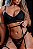 CONJUNTO LUXO GAROTA VENENO COM CINTA LIGA E CHOKER PRETO - Imagem 6