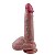 PÊNIS SUPER REALÍSTICO COM DUPLA CAMADA EM SILICONE LÍQUIDO 21.0X3.8 - Imagem 5