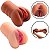 MASTURBADOR MASCULINO FORMATO VAGINA E ÂNUS 17,5 X 9,0 SI - Imagem 1