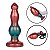 PLUG ANAL MONSTER ESCALONADO EM SILICONE INFLÁVEL 20,3 X 6,0 SI - Imagem 1