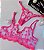 CONJUNTO PERSONALIZAVEL EM TULE BRANCO COM CORAÇÃO ROSA NEON - Imagem 5