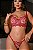 CONJUNTO PERSONALIZAVEL EM TULE CHINES VERMELHO ILUSION - Imagem 1